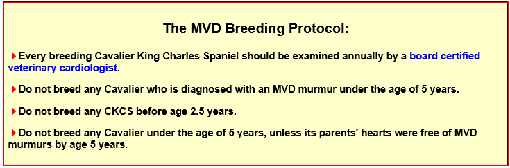 MVD Breeding Protocol