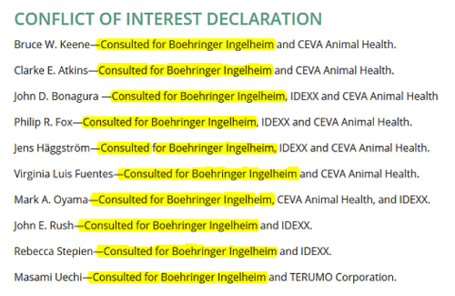 Conflicts of Interest